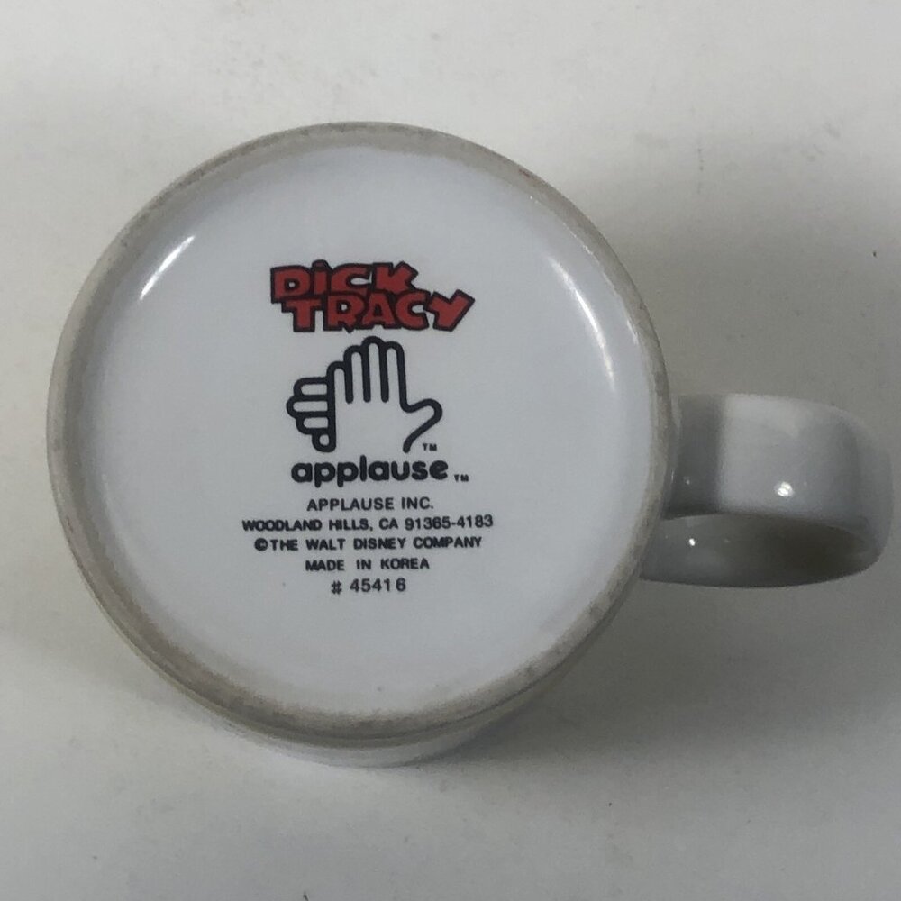 Vintage Collector's Ceramic Mug Of Disney's Dick Tracy by Applause Co. Korea - Picture 6 of 7